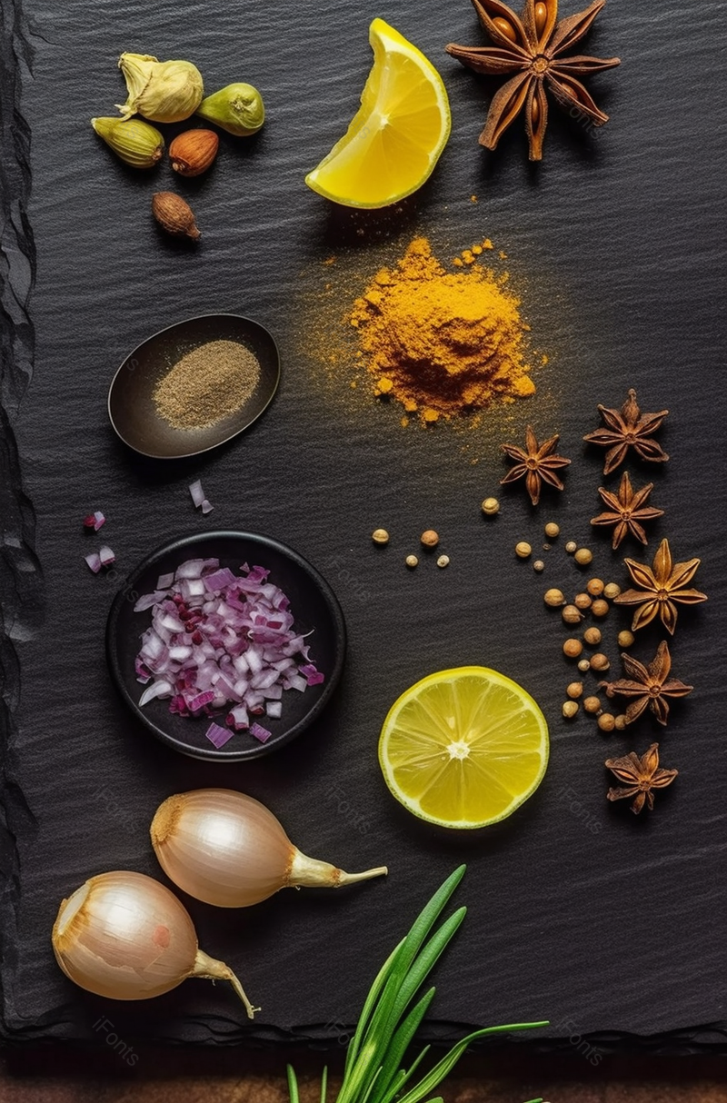 案板上的调味品,高清,摄影图,摄影图片,图片大全,摄影图免费下载